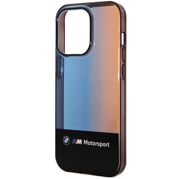 Etui BMW BMHCP14L22HMGK iPhone 14 Pro 6,1" fekete Fél Tricolor tok