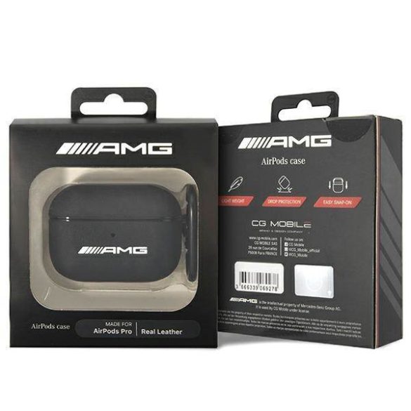 AMG AMAPSLWK AirPods Pro fekete bőrtok