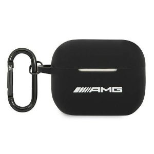 AMG AMAPRBK AirPods Pro fekete szilikon Big Logo tok