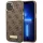 Guess GUHMP14MU4GPRW iPhone 14 Plus 6.7" barna keménytok 4G Logo Plate MagSafe