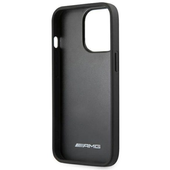 AMG AMHCP14LDOLBK iPhone 14 Pro 6,1" fekete Hot Stamped keménytok