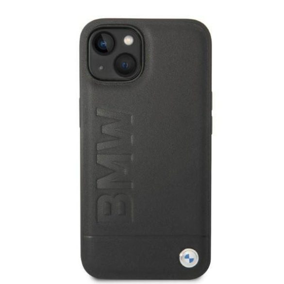 Etui BMW BMHMP14SSLLBK iPhone 14 / 15 / 13 6.1" fekete keménytok Signature Collection Logó Magsafe