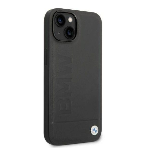 Etui BMW BMHMP14SSLLBK iPhone 14 / 15 / 13 6.1" fekete keménytok Signature Collection Logó Magsafe