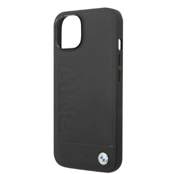 Etui BMW BMHMP14SSLLBK iPhone 14 / 15 / 13 6.1" fekete keménytok Signature Collection Logó Magsafe