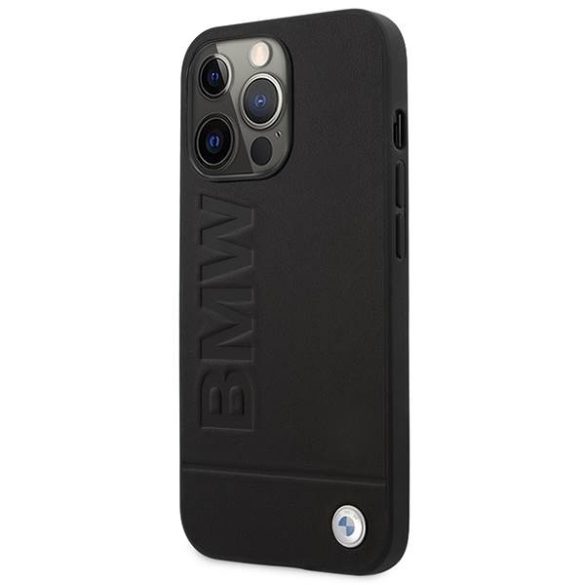 BMW BMHMP14LSLLBK iPhone 14 Pro 6,1" fekete Signature Logo szilikon Magsafe keménytok