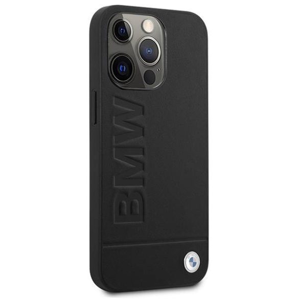 BMW BMHMP14LSLLBK iPhone 14 Pro 6,1" fekete Signature Logo szilikon Magsafe keménytok