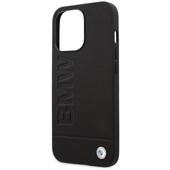 BMW BMHMP14XSLLBK iPhone 14 Pro Max 6,7" fekete Signature Logo szilikon Magsafe keménytok