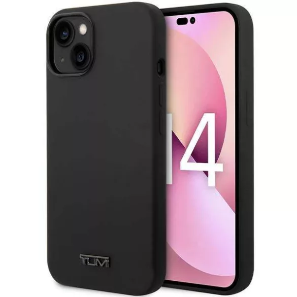 Tumi TUHCP14SSK Liquid Silicone tok iPhone 13/14 - fekete