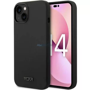 Tumi TUHCP14MSK iPhone 14 Plus / 15 Plus 6,7 hüvelykes fekete keménytok, folyékony szilikonból
