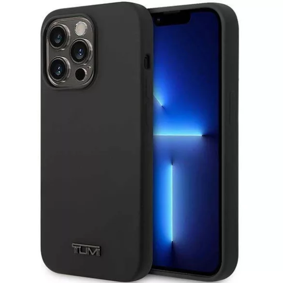 Tumi TUHCP14XSK Liquid Silicone tok iPhone 14 Pro Max - fekete
