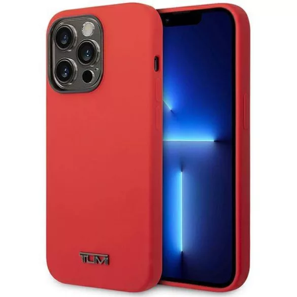 Tumi TUHCP14XSR Liquid Silicone tok iPhone 14 Pro Max - piros