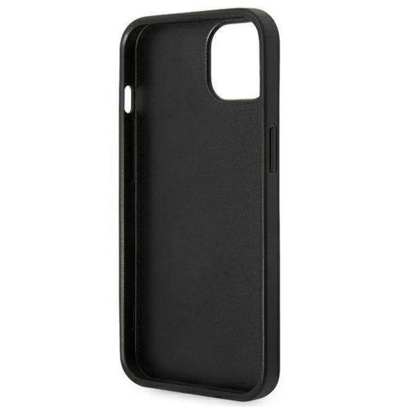 Karl Lagerfeld KLHCP14SSAPCHG iPhone 14 / 15 / 13 6,1" keménytok ezüst szafiano Choupette fejforma ezüst