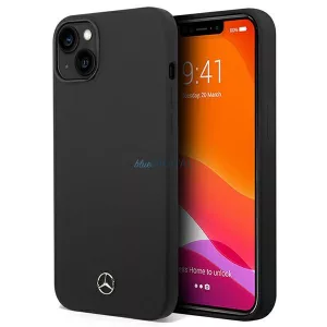Mercedes MEHCP14MSILBK iPhone 14 Plus 6,7" fekete keménytok Silicone Line