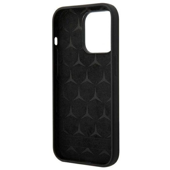 Mercedes MEHCP14LSILBK iPhone 14 Pro 6,1" fekete keménytok Silicone Line