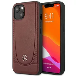   Mercedes MEHCP14SARMRE iPhone 14 6.1" piros keménytok bőr Urban Bengale