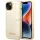Guess GUHCP14MHGCRHD iPhone 14 Plus 6.7" arany keménytok Croco kollekció