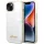 Guess GUHCP14MHGCRHS iPhone 14 Plus 6.7" ezüst keménytok Croco kollekció