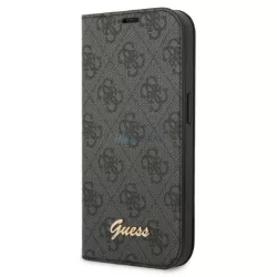   Guess GUBKP14XHG4SHK iPhone 14 Pro Max 6,7" fekete 4G vintage arany logós könyvtok