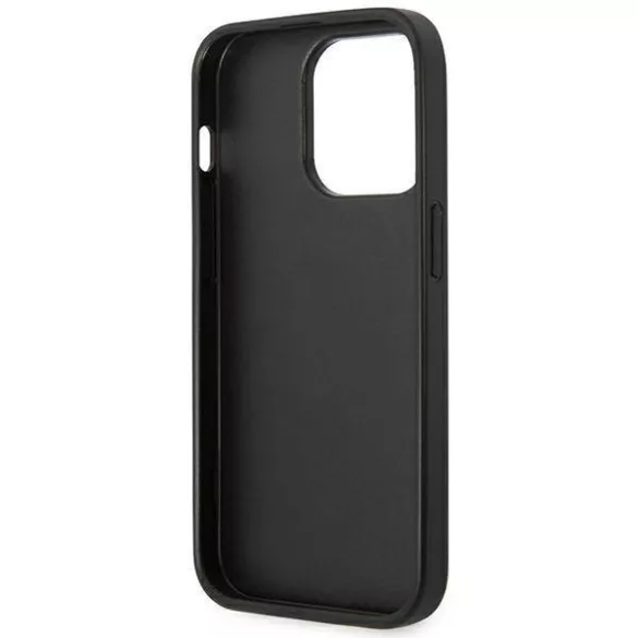 Karl Lagerfeld KLHCP14XPGKLSKW iPhone 14 Pro Max 6,7" keménytok barna Monogram csíkos tok