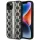 Karl Lagerfeld KLHCP14MPGKLSKG iPhone 14 Plus 6,7" keménytok szürke Monogram csíkos