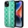 Karl Lagerfeld KLHCP14MPGKLSKN iPhone 14 Plus 6,7" keménytok zöld Monogram csíkos