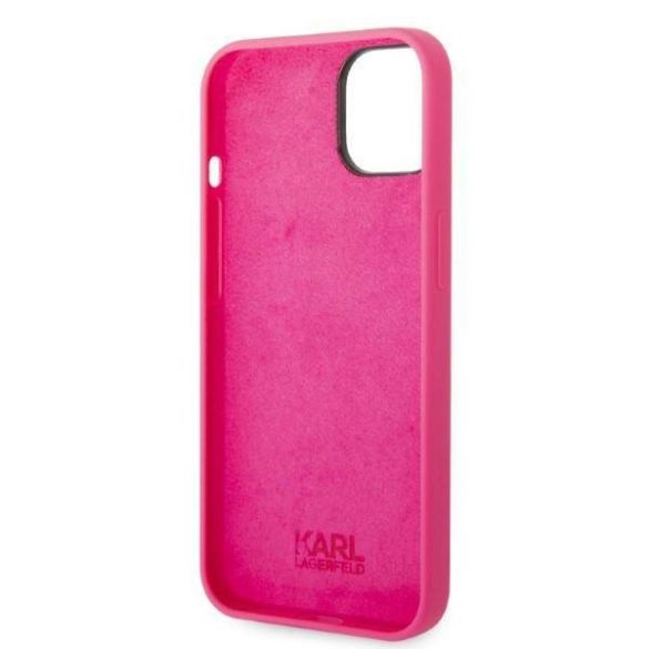 Karl Lagerfeld KLHCP14SSRSGRGRCF iPhone 14 6,1" keménytok rózsaszín szilikon RSG
