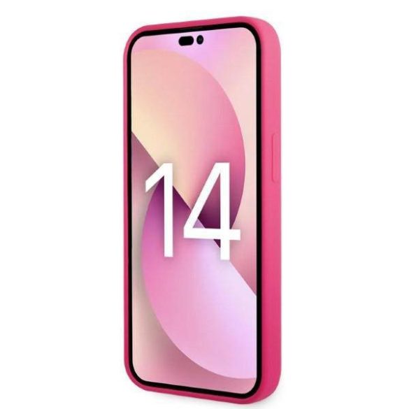 Karl Lagerfeld KLHCP14MSRSGRCF iPhone 14 Plus / 15 Plus 6,7" keménytok rózsaszín szilikon RSG