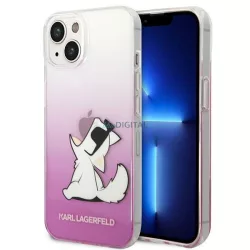   Karl Lagerfeld KLHCP14MCFNRCPI iPhone 14 Plus 6,7" keménytok rózsaszín Choupette Fun