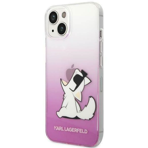 Karl Lagerfeld KLHCP14MCFNRCPI iPhone 14 Plus / 15 Plus 6,7" keménytok rózsaszín Choupette Fun