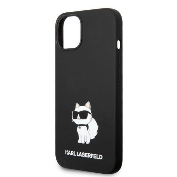 Karl Lagerfeld KLHCP14MSNCHBCK iPhone 14 Plus / 15 Plus 6,7" keménytok fekete Szilikon Choupette