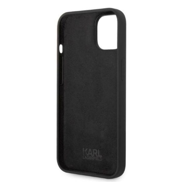 Karl Lagerfeld KLHCP14MSNCHBCK iPhone 14 Plus / 15 Plus 6,7" keménytok fekete Szilikon Choupette