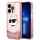Karl Lagerfeld KLHCP14XLNCHCP iPhone 14 Pro Max 6,7" rózsaszín csillogó keménytok Choupette fej