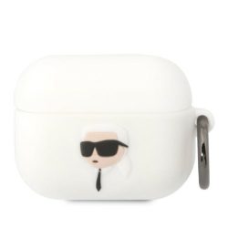   Karl Lagerfeld KLAPRUNIKH AirPods Pro tok fehér szilikon Karl Head 3D