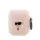 Karl Lagerfeld KLA2RUNIKP AirPods 1/2 rózsaszín szilikon tok 3D Karl fej