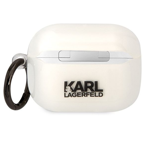 Karl Lagerfeld KLAPHNIKTCT AirPods Pro tok átlátszó Karl's Head (Karl feje)