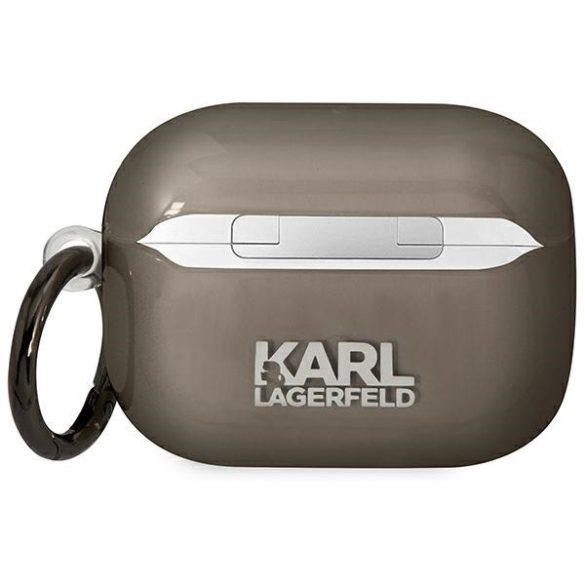 Karl Lagerfeld KLAPHNIKTCK AirPods Pro tok fekete Karl's Head