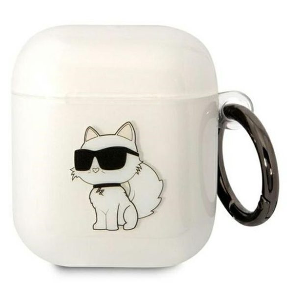 Karl Lagerfeld KLA2HNCHTCT Airpods 1/2 tok átlátszó ikonikus Choupette