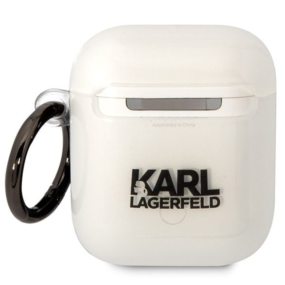 Karl Lagerfeld KLA2HNCHTCT Airpods 1/2 tok átlátszó ikonikus Choupette