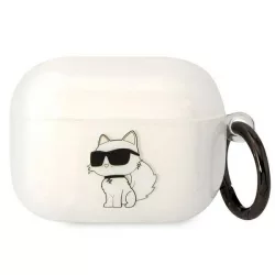   Karl Lagerfeld KLAPHNCHTCT Airpods Pro tok átlátszó ikonikus Choupette