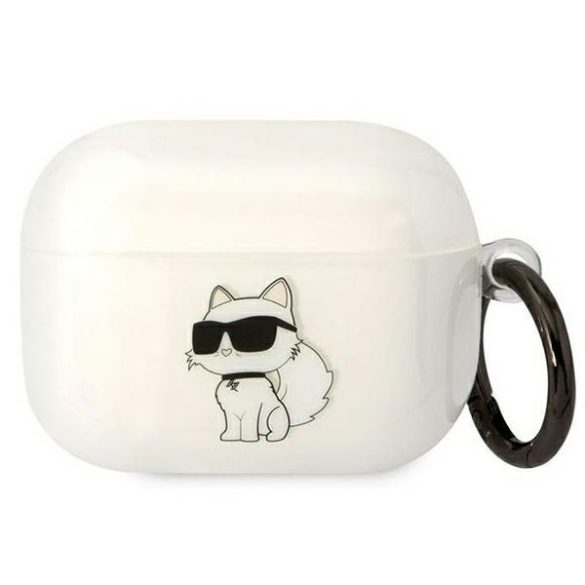 Karl Lagerfeld KLAPHNCHTCT Airpods Pro tok átlátszó ikonikus Choupette