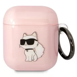   Karl Lagerfeld KLA2HNCHTCP Airpods 1/2 tok rózsaszín ikonikus Choupette