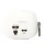 Karl Lagerfeld KLACAPSILKCW AirPods Pro fehér szilikon Karl & Choupette tok