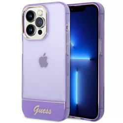   Guess GUHCP14XHHGCOU iPhone 14 Pro Max 6,7" lila áttetsző keménytok
