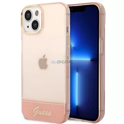   Guess GUHCP14MHGCOP iPhone 14 Plus 6,7" rózsaszín keménytok áttetsző