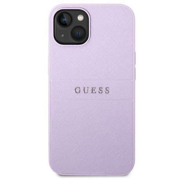 Guess GUHCP14MPSASBPU iPhone 14 Plus / 15 Plus 6.7" lila szafiano pántos tok