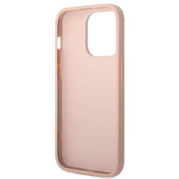 Guess GUHCP14XPSASBPI iPhone 14 Pro Max 6,7" rózsaszín Saffiano Strap tok