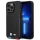 BMW BMHMP14X22PTDK iPhone 14 Pro Max 6,7" fekete bőr Stamp Tricolor Magsafe tok