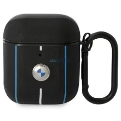   BMW BMA222RVSK AirPods 1/2 tok fekete bőr Színes vonalakkal