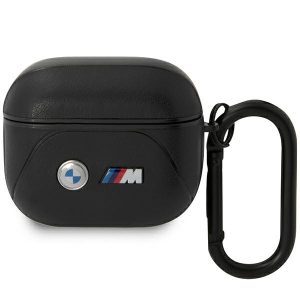 BMW BMA322PVTK AirPods 3 gen tok fekete bőr ívelt vonalú