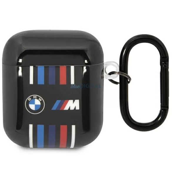 BMW BMA222SWTK AirPods 1/2 tok fekete többszínű vonalakkal